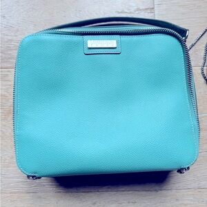 Lamberson Truex in Tiffany blue Case Travelling Make up real leather price firm!